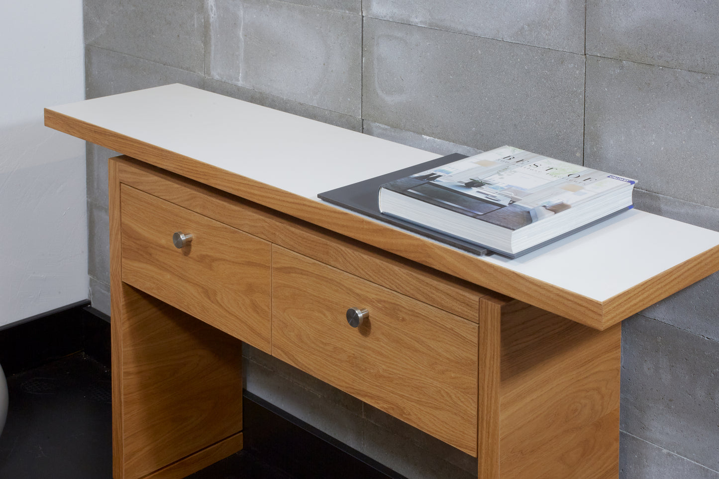 Sideboard Sønderborg - oak oiled / white silk finish