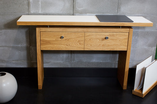 Sideboard Sønderborg - oak oiled / white silk finish