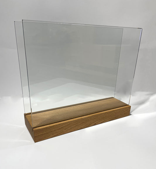 Magazine rack Holnis - glass